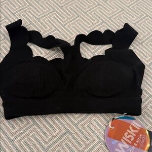 Black Scalloped Women's Bralette